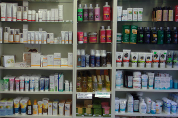 Foto der Naturkosmetikprodukte