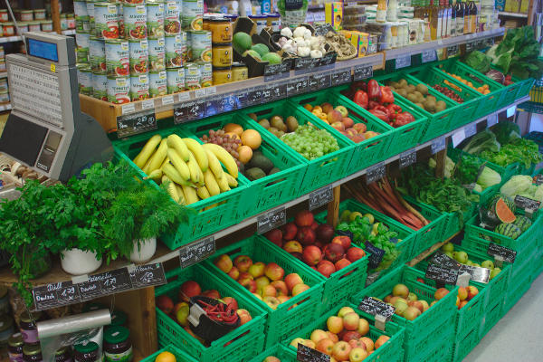 Foto von Obst und Gemüse